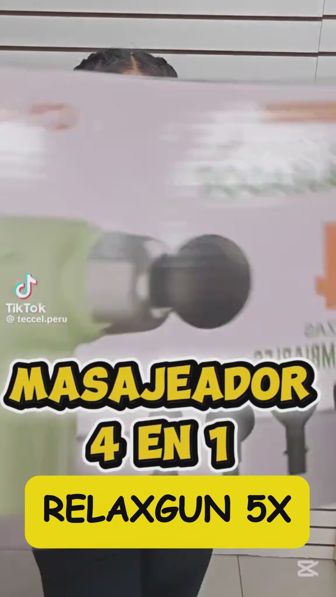 KIT MASAJEADOR PORTATIL RELAXGUN 5X